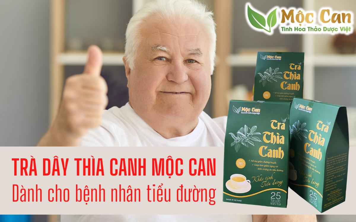 Trà dây thìa canh Mộc Can - dành cho bệnh nhân tiểu đường 1